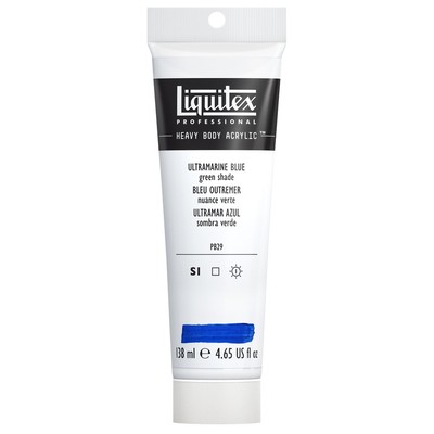 Heavy Body Acrylic 138ml Tube, Ultramarine Blue (Green Shade)