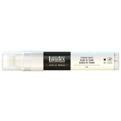 Acrylic Marker, Wide - Titanium White
