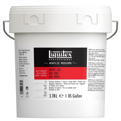 Professional Matte Gel Medium, 3.78L (Gallon/128oz)