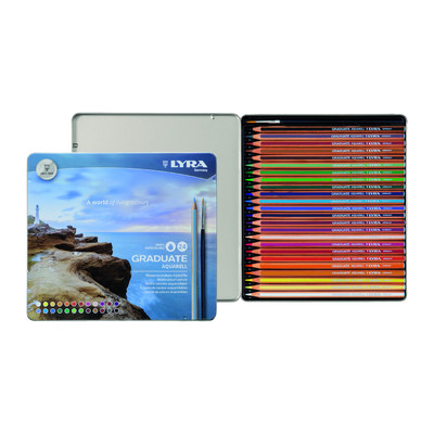Graduate Aquarell Colored Pencil Set (24pc)