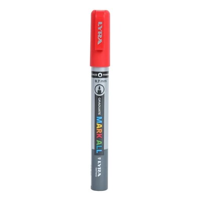 Graduate Mark All Permanent Marker, 0.7mm - Red (6pc)