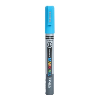 Graduate Mark All Permanent Marker, 0.7mm - Light Blue (6pc)