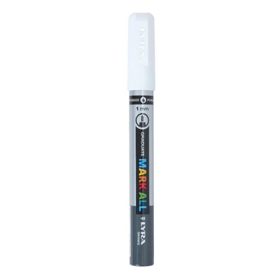 Graduate Mark All Permanent Marker, 1mm - White (6pc)