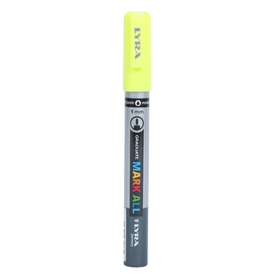 Graduate Mark All Permanent Marker, 1mm - Neon Yellow (6pc)