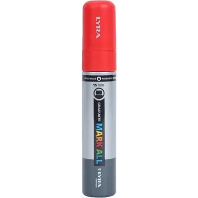 Graduate Mark All Permanent Marker, 15mm - Red (4pc)