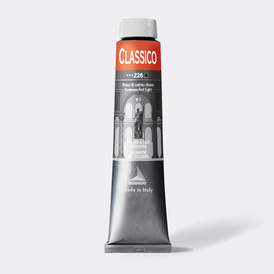 Classico Oil Paint, 200ml - Cadmium Red Light