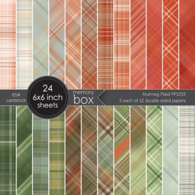 6X6 Paper Pack, Nutmeg Plaid