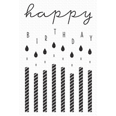 Clear Stamp, Happy Birthday Candles