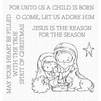 Clear Stamp, Away in a Manger