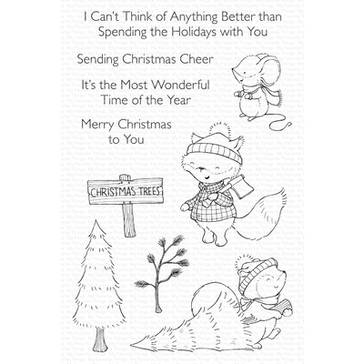 Clear Stamp, Christmas Tree Farm