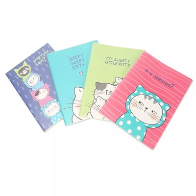 So Many Cats Soft Cover Notebook Set (4pc)