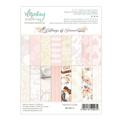 6X8 Add-on Paper Pad, Always & Forever
