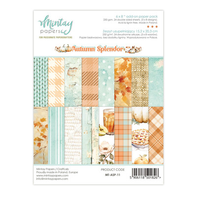 6X8 Add-on Paper Pad, Autumn Splendor