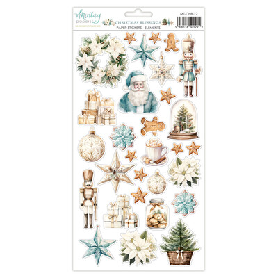 6X12 Paper Stickers, Christmas Blessings - Elements