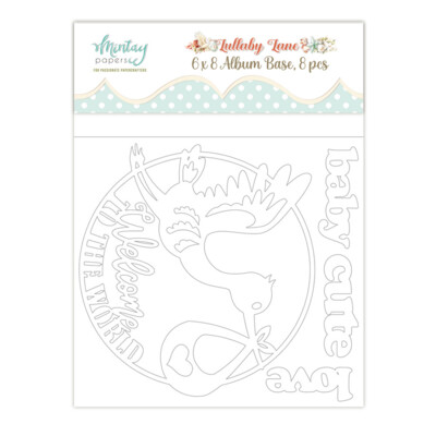 6X8 Chipboard Album, Lullaby Lane