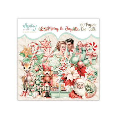 Paper Die Cuts, Merry & Joy (60pc)