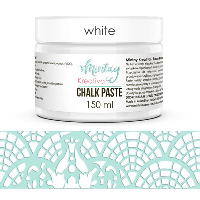 Mintay Kreativa Chalk Paste, White (150ml)