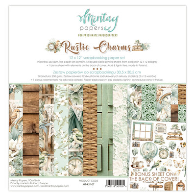 12X12 Paper Set, Rustic Charms