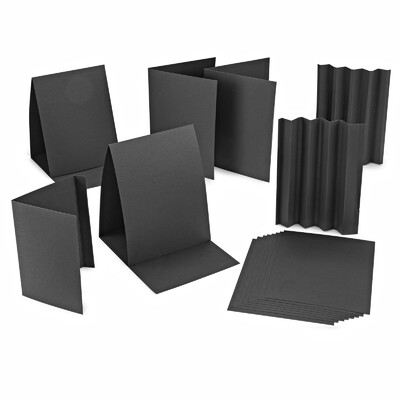 Create-An-Album Tall Book Pages, Black