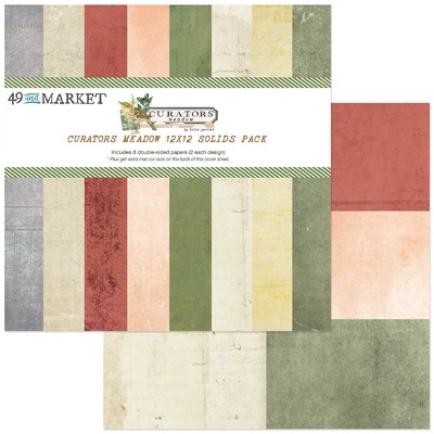 12X12 Solids Collection Pack, Curators Meadow