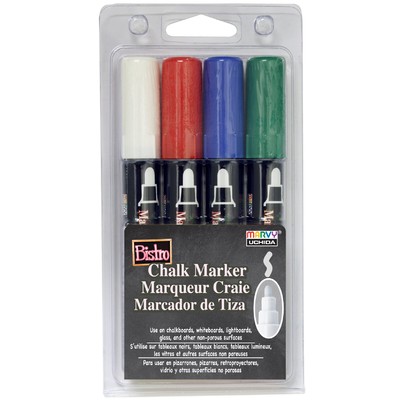 Bistro Chalk Marker Set, Broad - Essentials (4pc)