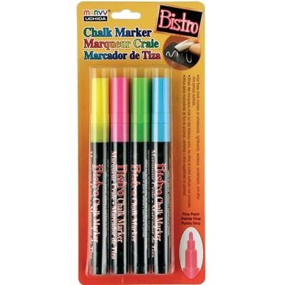 Bistro Chalk Marker Set, Fine - A (4pc)