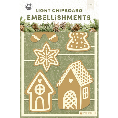 Chipboard Embellishments, Cosy Winter 03