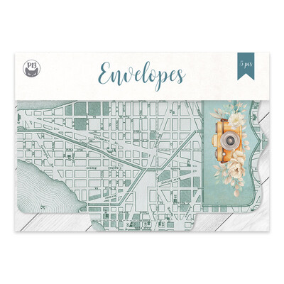 Mini Envelopes, Travel Journal 01 (5pc)