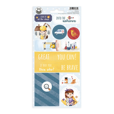Chipboard Sticker Sheet, You Can Be Anything 02
