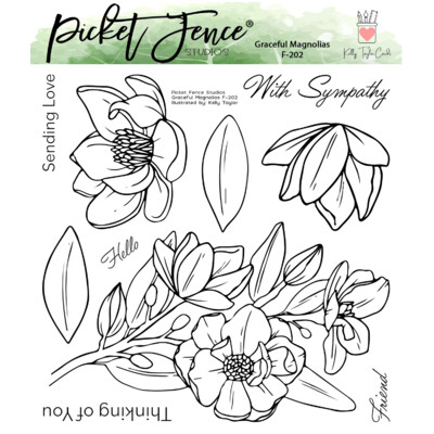 Clear Stamp, Graceful Magnolias