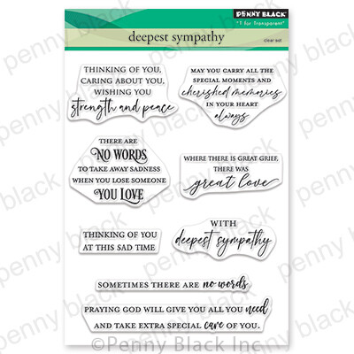 Clear Stamp, Deepest Sympathy