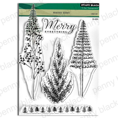 Clear Stamp, Merry Trees