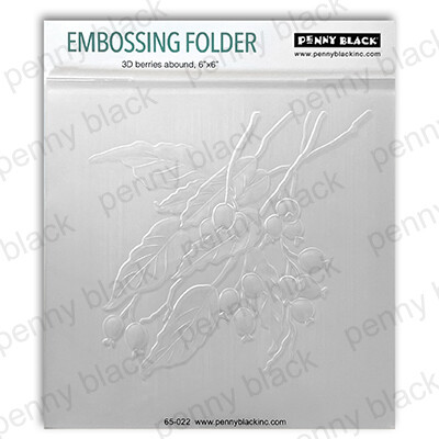 Embossing Folder, 3D Berries Abound