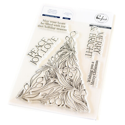 Clear Stamp, Festive Foliage Tree