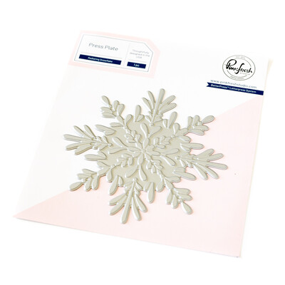 Press Plate, Radiating Snowflake