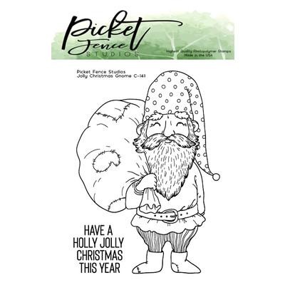 Clear Stamp, Jolly Christmas Gnome