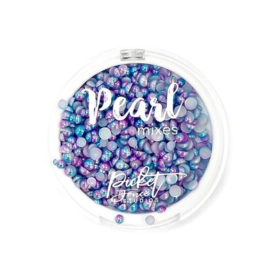 Gradient Flatback Pearls, Bright Blue & Soft Violet