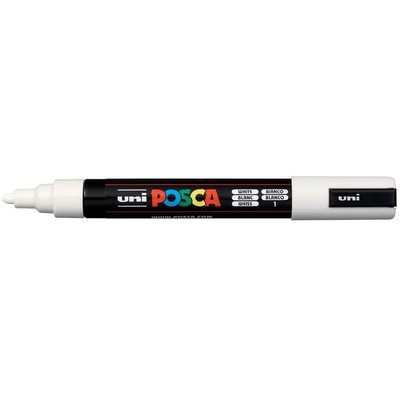 Paint Marker, PC-5M Medium - White
