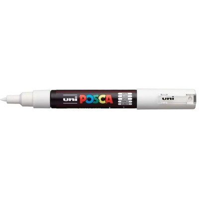 Paint Marker, PC-1M Extra Fine Bullet - White