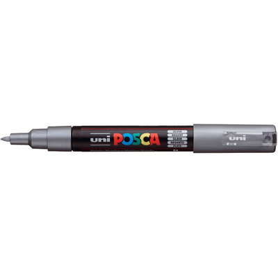 Paint Marker, PC-1M Extra Fine Bullet - Silver