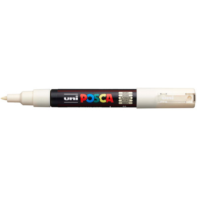 Paint Marker, PC-1M Extra Fine Bullet - Ivory