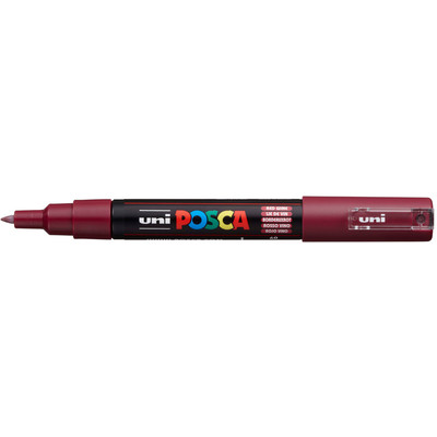 Paint Marker, PC-1M Extra Fine Bullet - Red Wine
