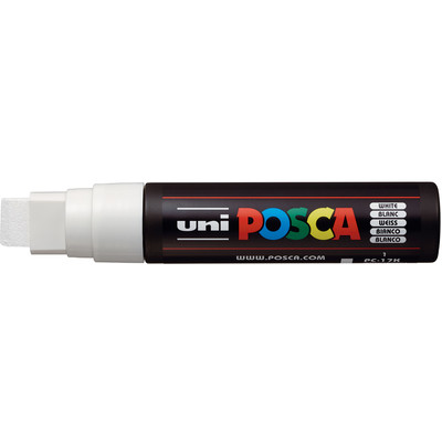 Paint Marker, PC-17K Extra Broad - White