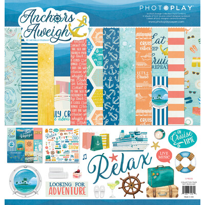 12X12 Collection Pack, Anchors Aweigh