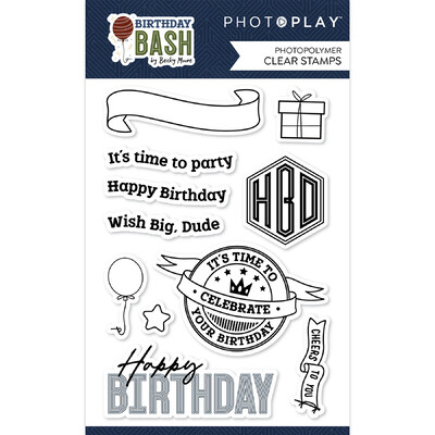 Clear Stamp, Birthday Bash
