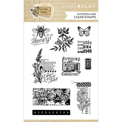 Clear Stamp, Everyday Junque - Elements