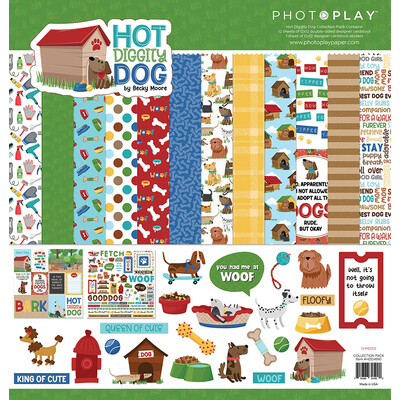 12X12 Collection Pack, Hot Diggity Dog
