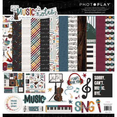 12X12 Collection Pack, Music Notes