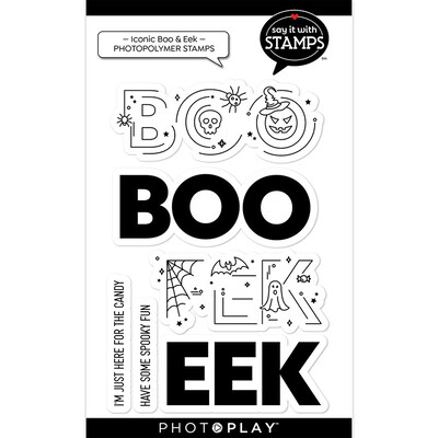 Clear Stamp, Iconic Boo & Eek