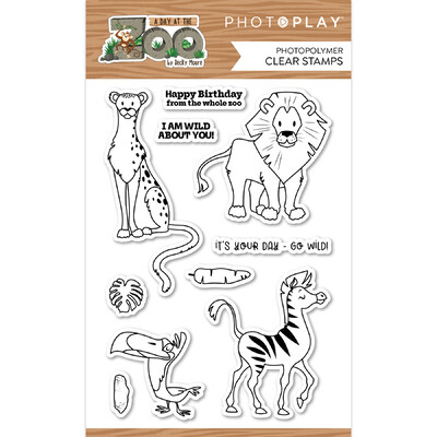Clear Stamp, A Day at the Zoo